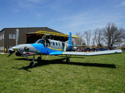 skydiving aircraft